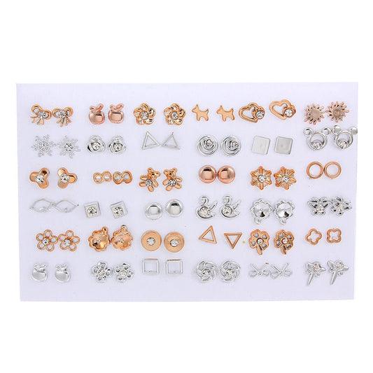 Acrylic set diamond earrings-Jewearrings