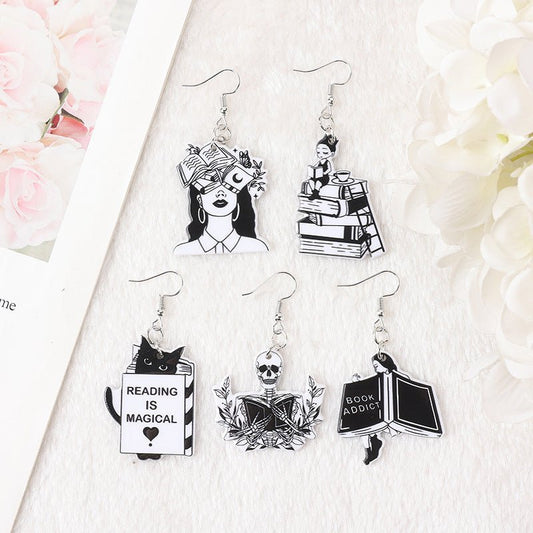 Acrylic Witch Personality Trend Innovative Simple Earrings-Jewearrings