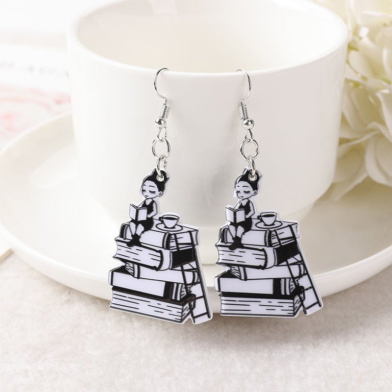 Acrylic Witch Personality Trend Innovative Simple Earrings-Jewearrings