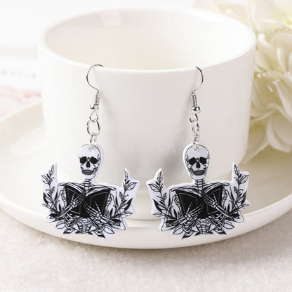 Acrylic Witch Personality Trend Innovative Simple Earrings-Jewearrings