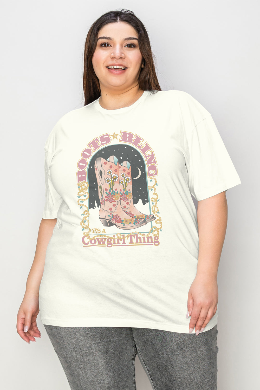 Simply Love Full Size Vintage Western Cowgirls Graphic T-Shirt-Jewearrings