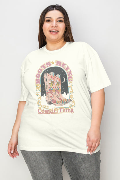 Simply Love Full Size Vintage Western Cowgirls Graphic T-Shirt-Jewearrings