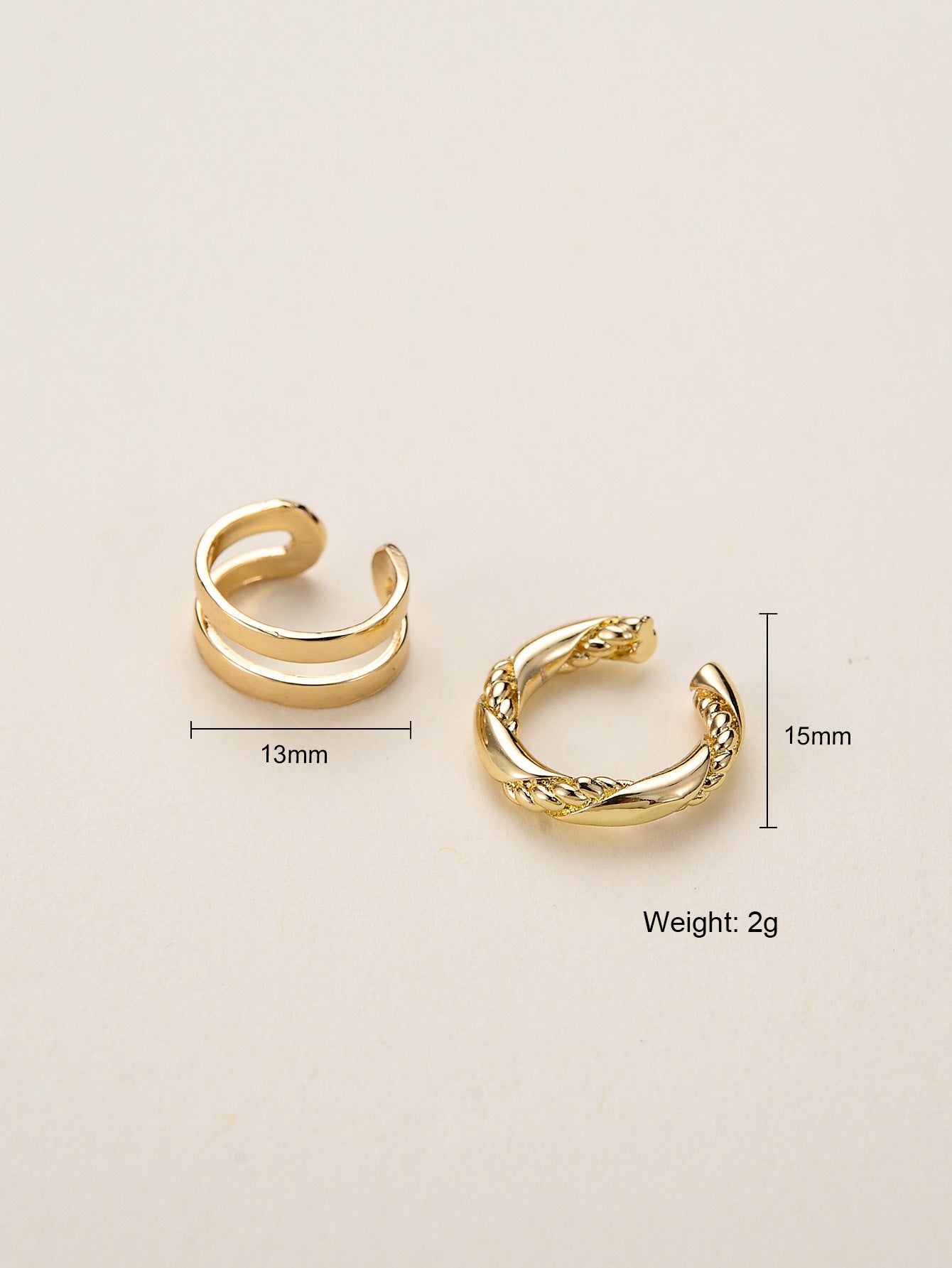 Women's Earrings Have Irregular Personality Knot Ear Clip-Jewearrings