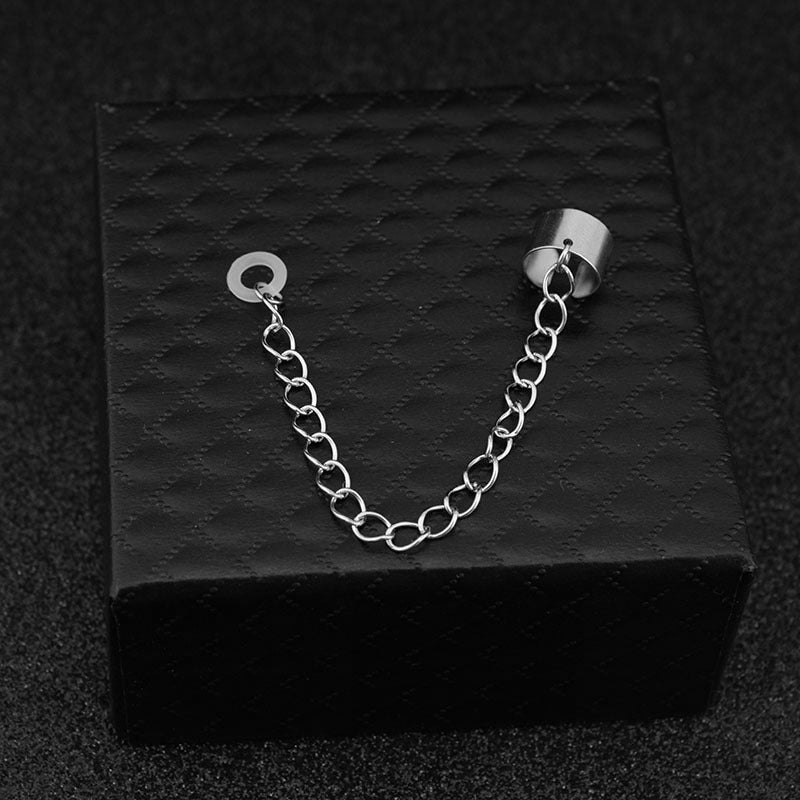 Earphone Anti-lost Stainless Steel Earrings Ear Clip-Jewearrings