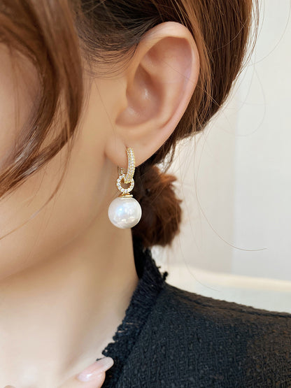 Women's High-end Trendy Niche Design Pearl Earrings-Jewearrings