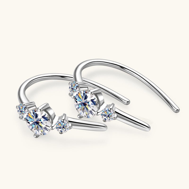 Affordable Luxury Fashion Diamond Earrings High-grade Design S925 Sterling Silver-Jewearrings