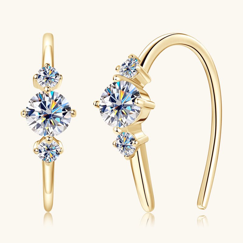 Affordable Luxury Fashion Diamond Earrings High-grade Design S925 Sterling Silver-Jewearrings