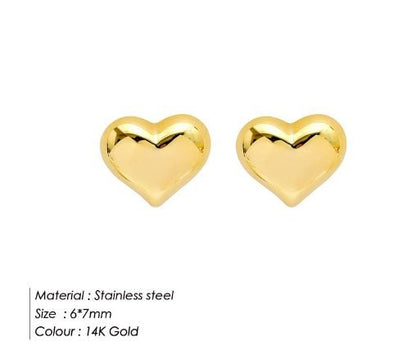 Aiko Gold Earrings-Jewearrings