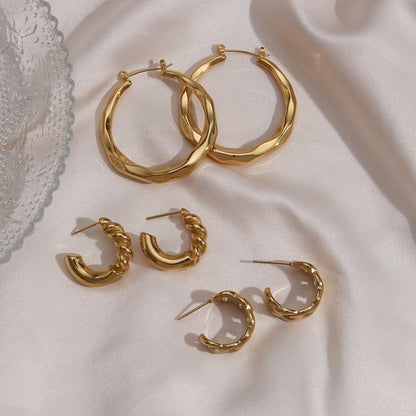 Aire Hoop Earrings-Jewearrings