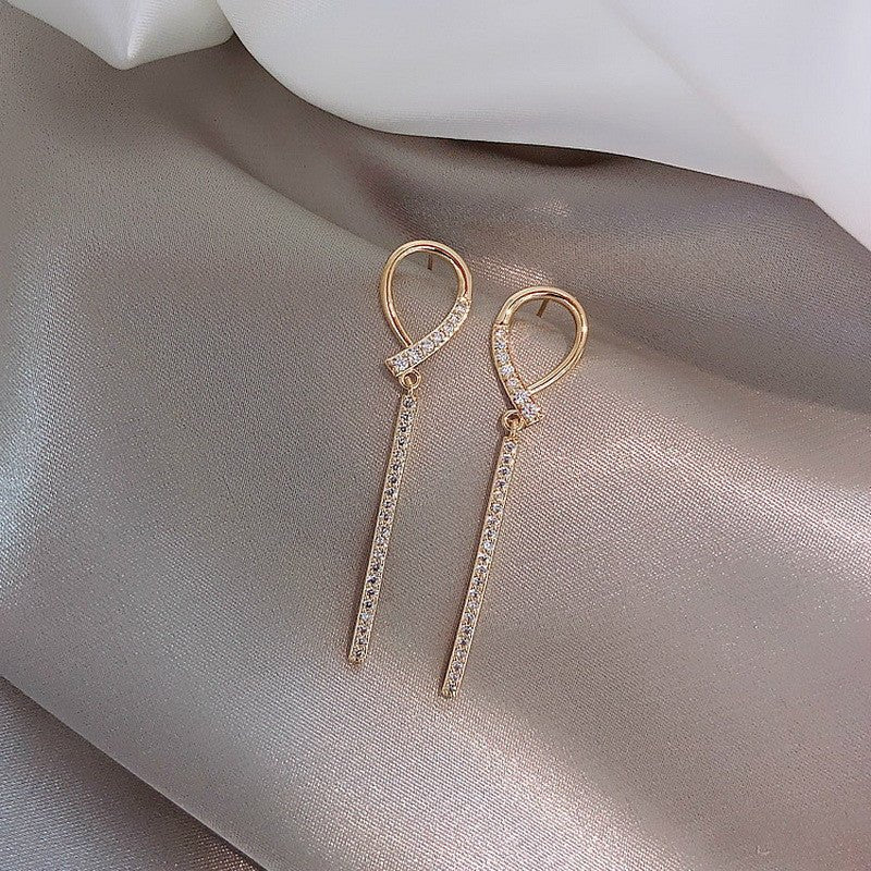 All-match Irregular Pearl Ear Hoop Earrings-Jewearrings