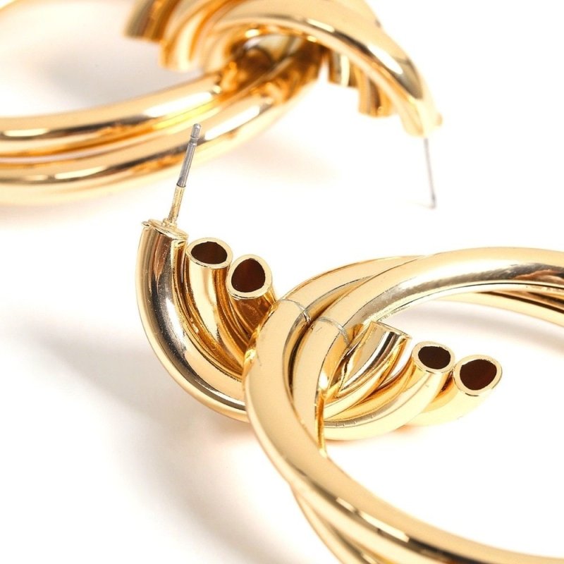 Alloy hoop earrings-Jewearrings