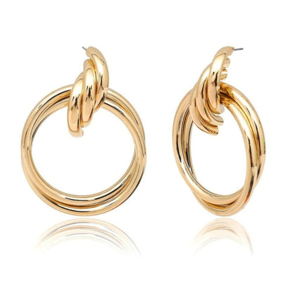 Alloy hoop earrings-Jewearrings