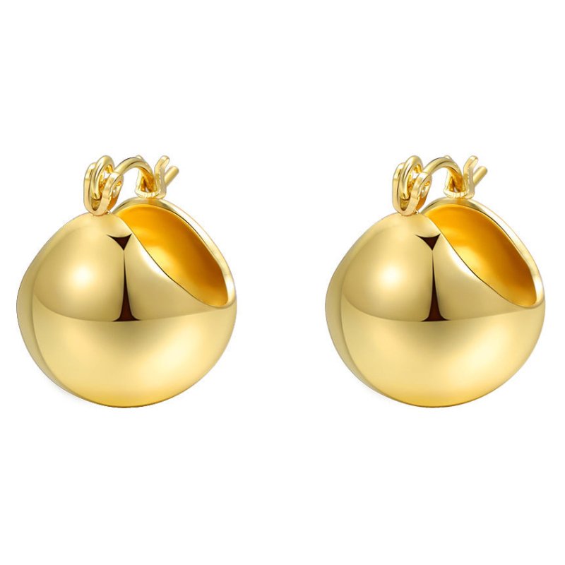 Amazon Hot Selling Explosion Drop Earrings Premium CCB Melon Earrings Simple Fashion Gold Earrings-Jewearrings