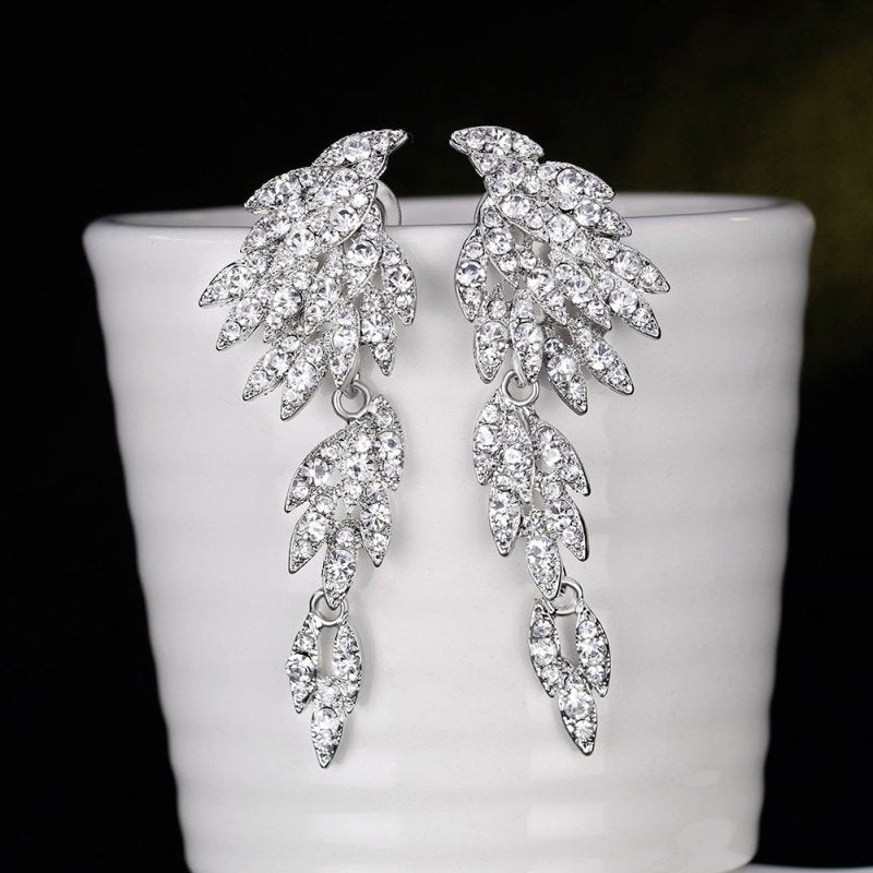 Angel Earrings: Angelic Elegance Wing-Jewearrings