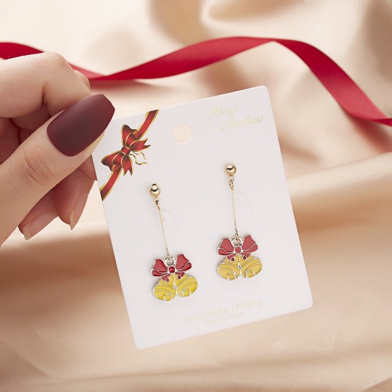 Angel Earrings Christmas Cartoon Earrings-Jewearrings