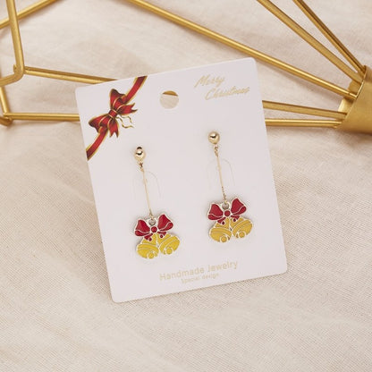 Angel Earrings Christmas Cartoon Earrings-Jewearrings