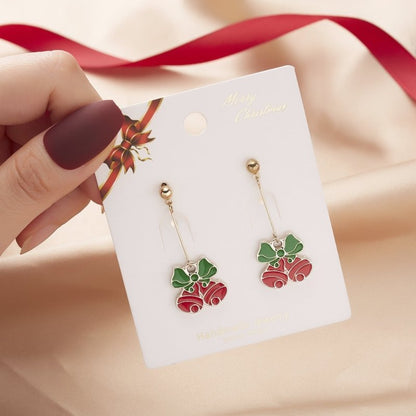 Angel Earrings Christmas Cartoon Earrings-Jewearrings