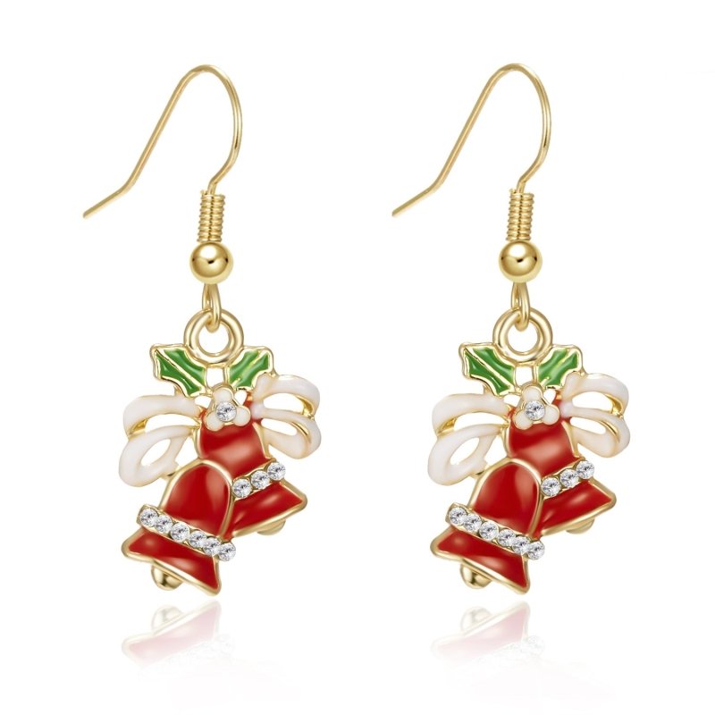 Angel Earrings Christmas Cartoon Earrings-Jewearrings