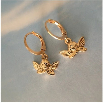 Angel Earrings Cupid Earrings-Jewearrings