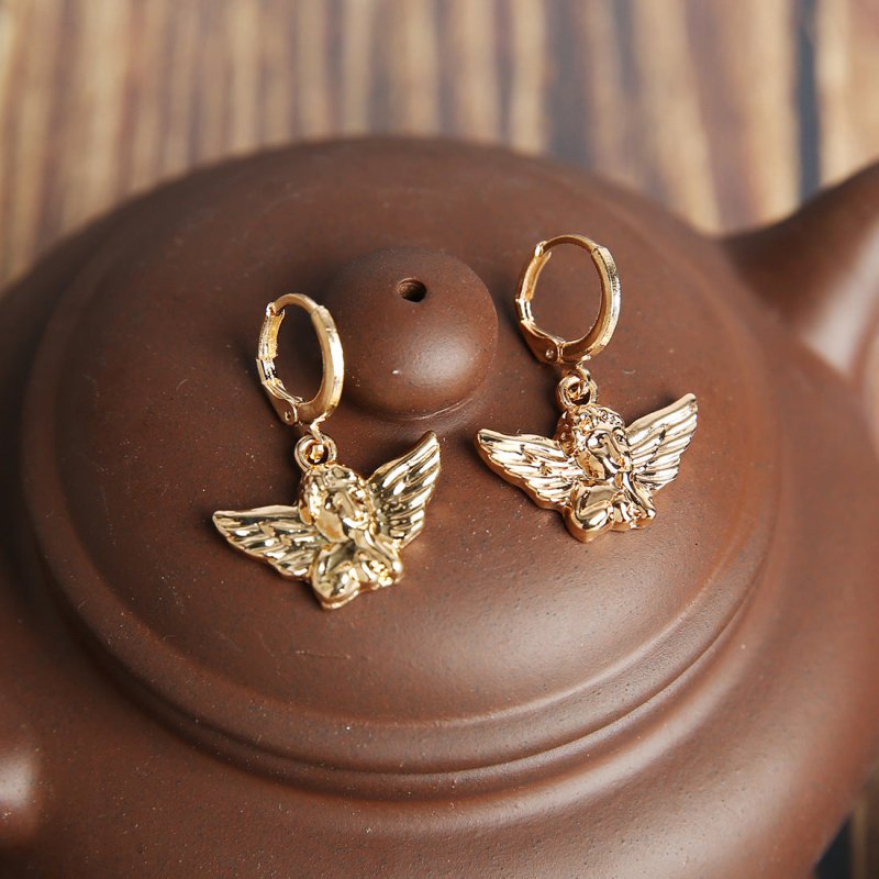 Angel Earrings Cupid Earrings-Jewearrings