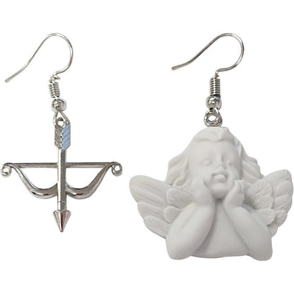 Angel Earrings Cupid Thin Earrings-Jewearrings