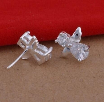 Angel Earrings Diamond Stud Earrings-Jewearrings