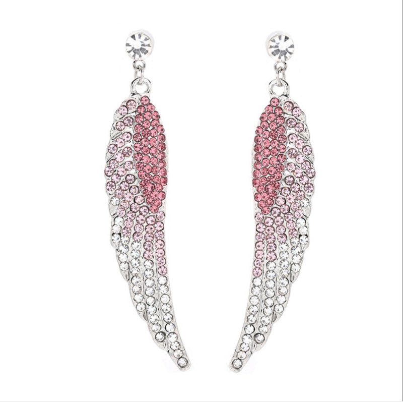 Angel Earrings Diamond Wings Earrings-Jewearrings