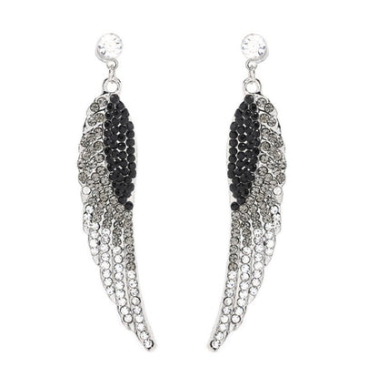 Angel Earrings Diamond Wings Earrings-Jewearrings