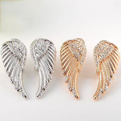 Angel Earrings: Elegant Angel Wings-Jewearrings