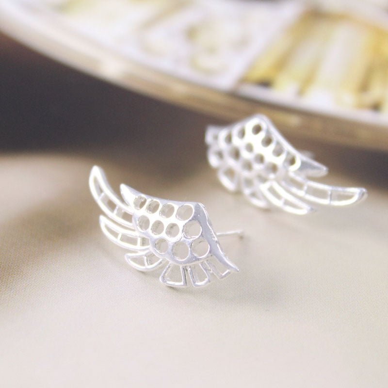 Angel Earrings: Elegant Wing Set-Jewearrings