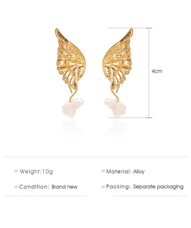 Angel Earrings Fashion Wing Earrings-Jewearrings