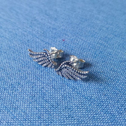 Angel Earrings Feather Earrings-Jewearrings