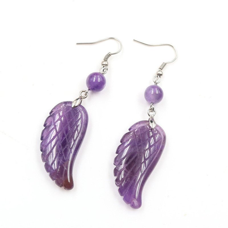 Angel Earrings: Graceful Angel Wings-Jewearrings