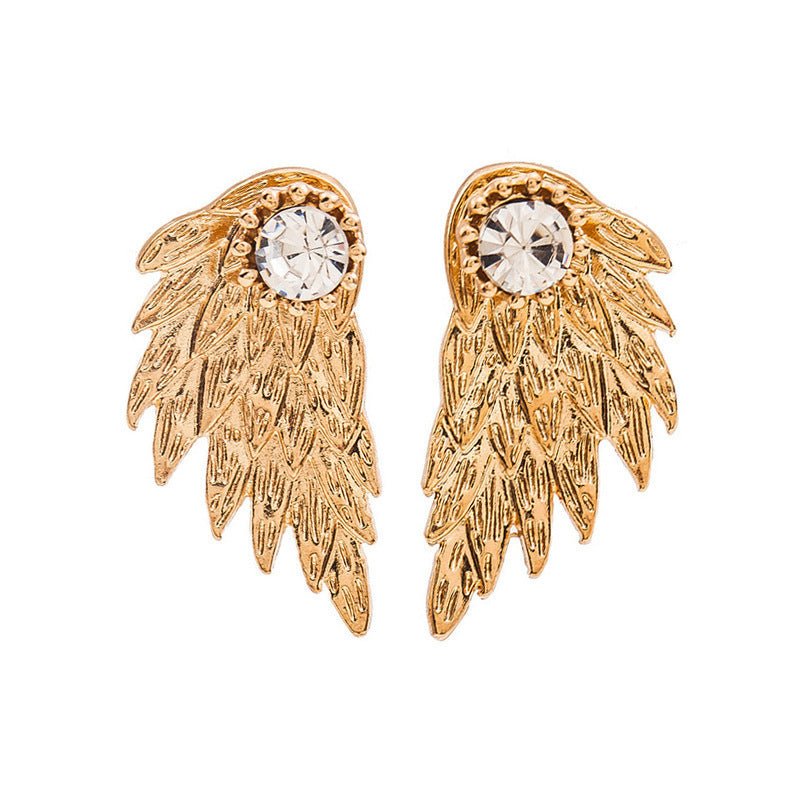 Angel Earrings: Graceful Angel Wings-Jewearrings