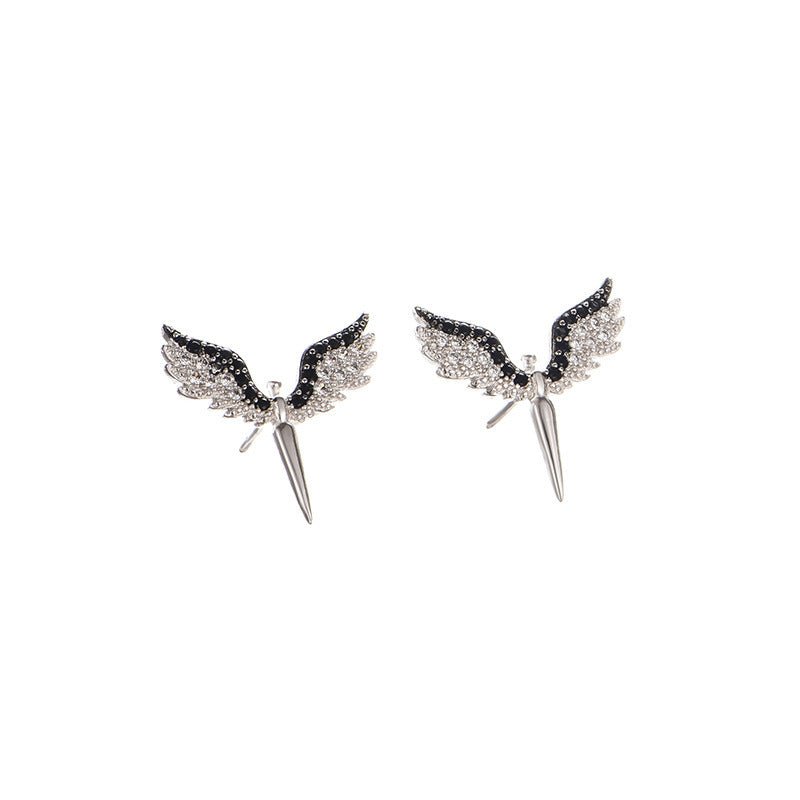 Angel Earrings Guardian Diamond Set-Jewearrings