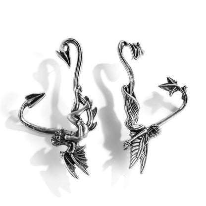 Angel Earrings Hip-hop Earrings-Jewearrings