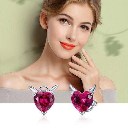 Angel Earrings Lady Heart-Jewearrings