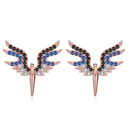 Angel Earrings Love Hollow Wing Earrings-Jewearrings