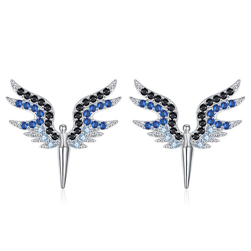 Angel Earrings Love Hollow Wing Earrings-Jewearrings