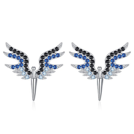 Angel Earrings Love Hollow Wing Earrings-Jewearrings