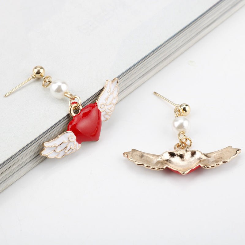 Angel Earrings Love Oil Drop Earrings-Jewearrings