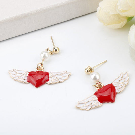 Angel Earrings Love Oil Drop Earrings-Jewearrings