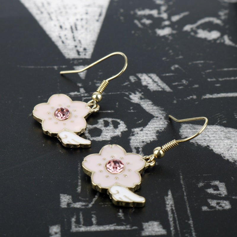 Angel Earrings Love Oil Drop Earrings-Jewearrings