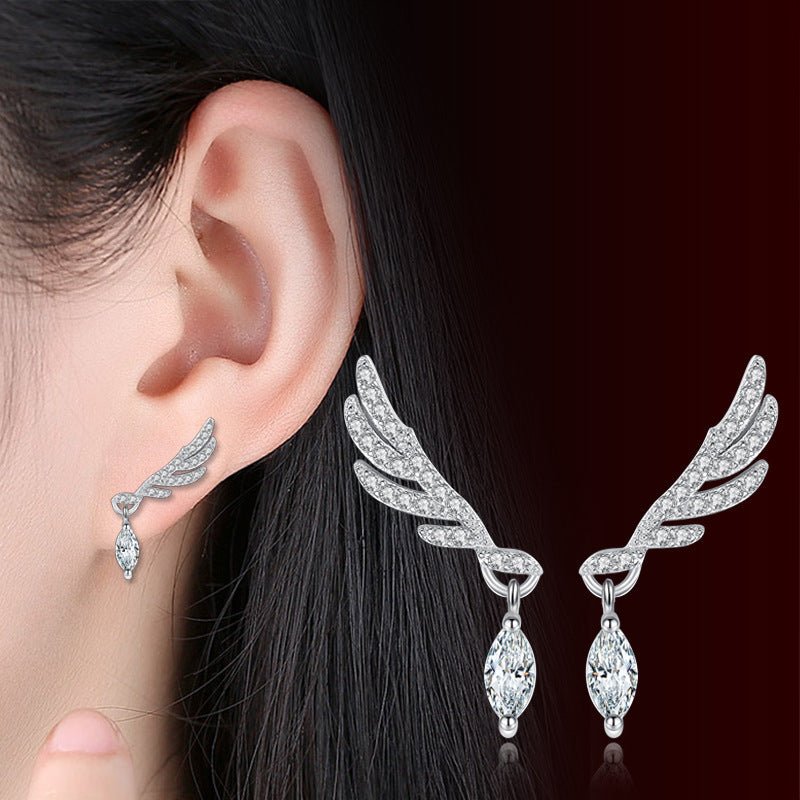 Angel Earrings Marquise Zircon-Jewearrings