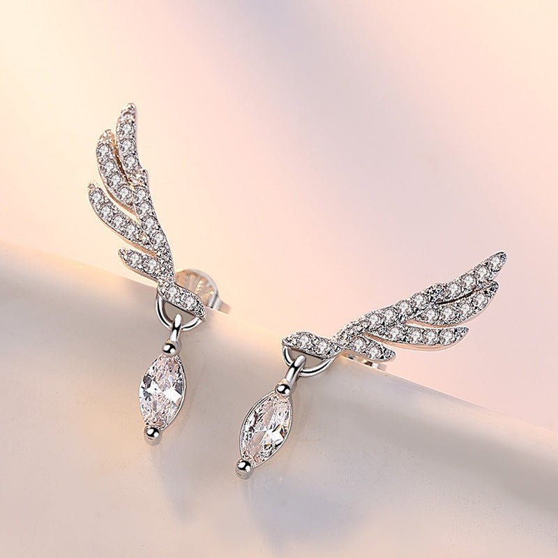 Angel Earrings Marquise Zircon-Jewearrings