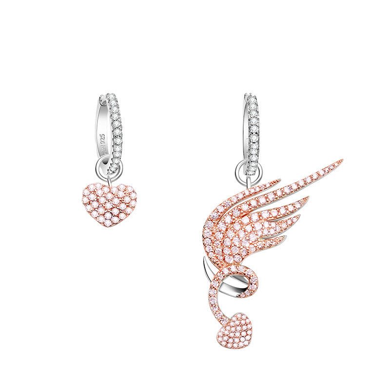 Angel Earrings Micro Inlaid Diamond-Jewearrings