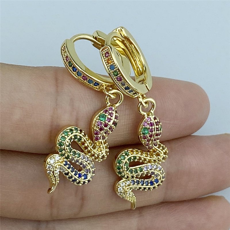 Angel Earrings Micro-Inlaid Zircon Wings-Jewearrings