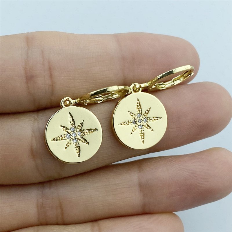 Angel Earrings Micro-Inlaid Zircon Wings-Jewearrings