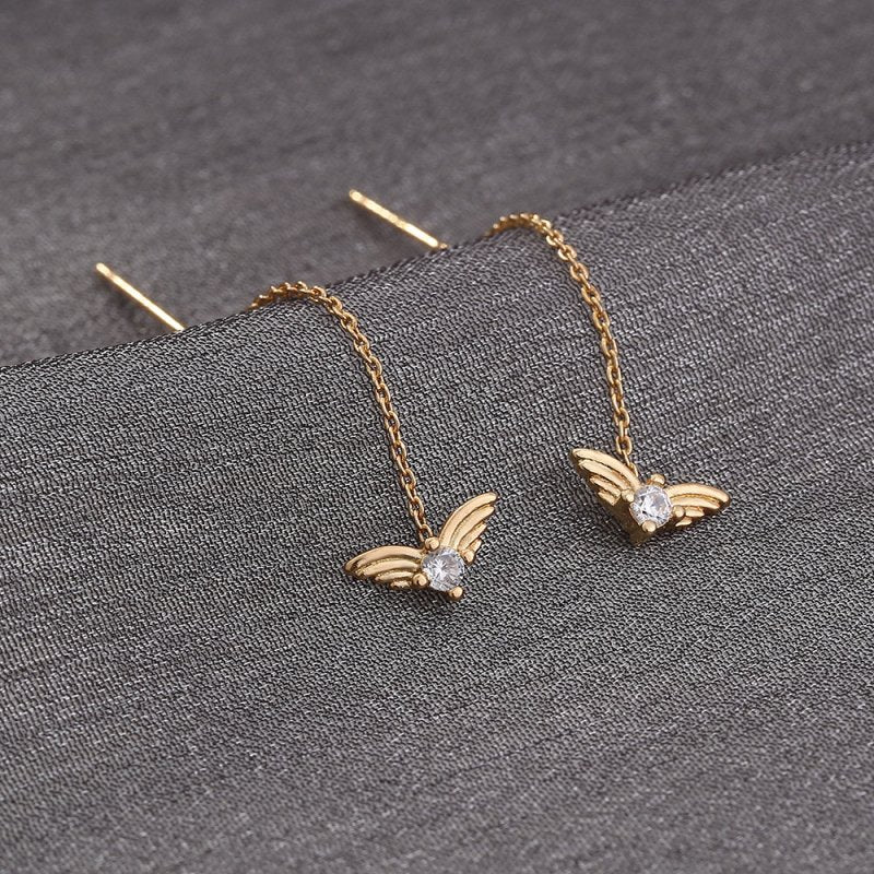 Angel Earrings Micro-inlay Zircon-Jewearrings