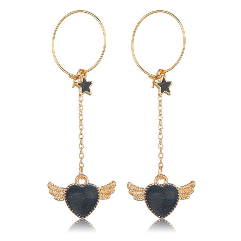 Angel Earrings Retro Love-Jewearrings